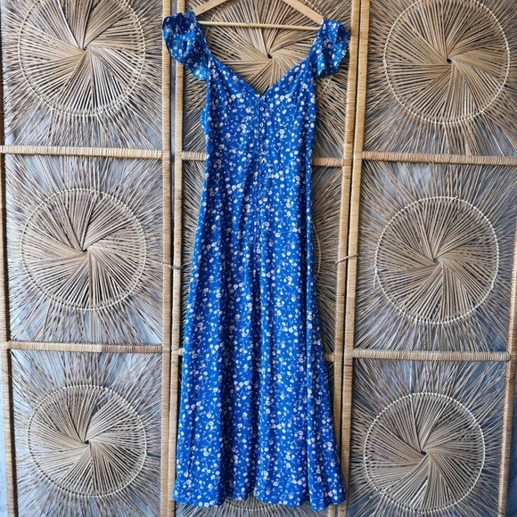 Hello Molly Blue & Pink Floral Dress - Picture 3 of 16